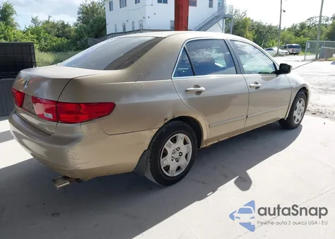 2005 Honda Accord 2.4 Lx из США, поврежденный, VIN 1HGCM56435A164743
